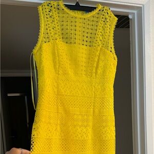 Size 8 yellow laced dress